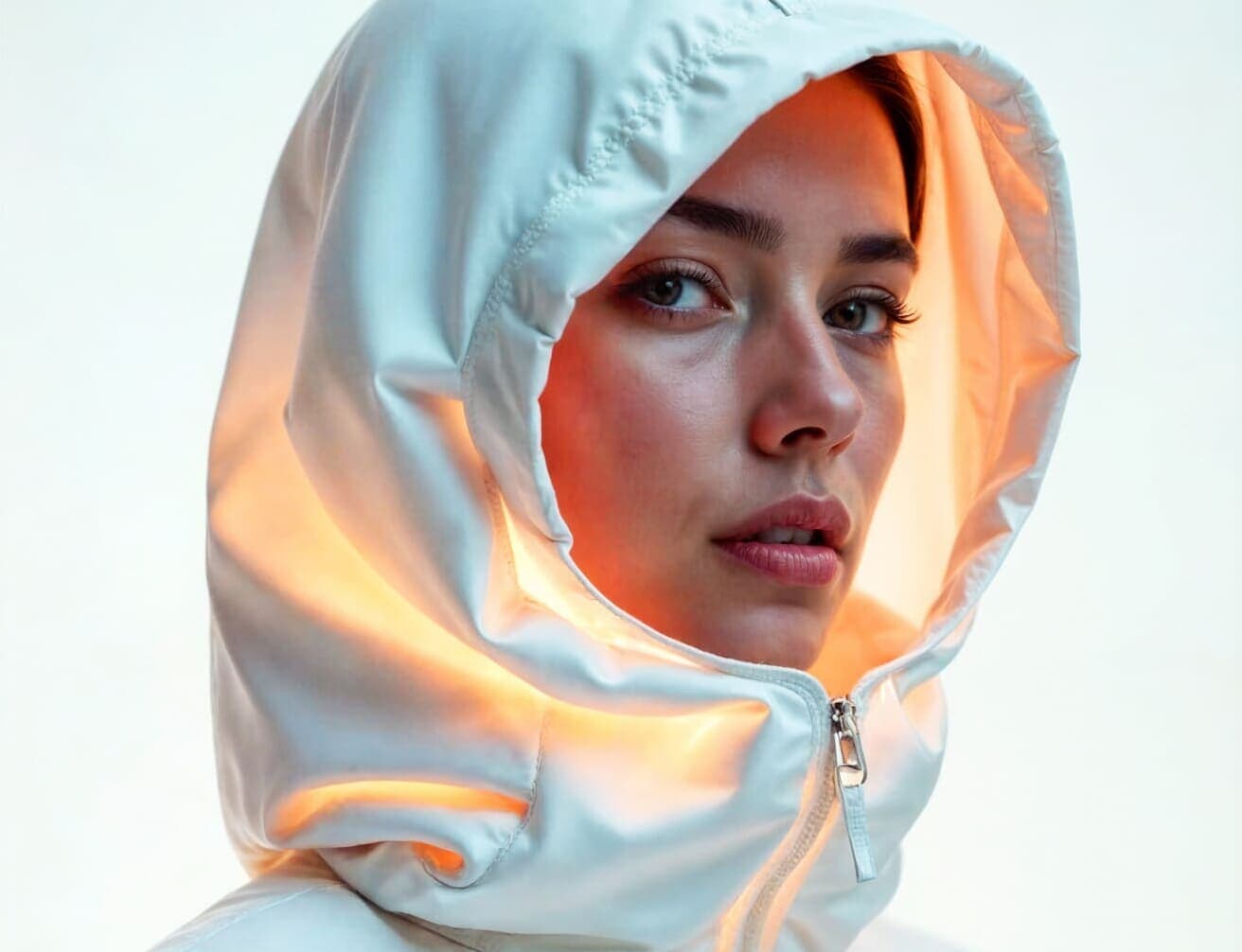 Futuristic protective suit representing resilient defense technology