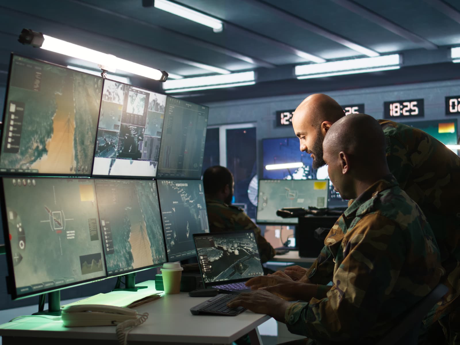 Futuristic protective suit representing resilient defense technology
